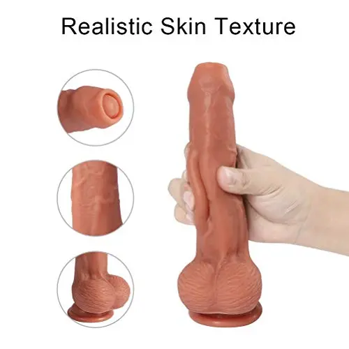 HYLHYL5-F Flexible Soft, Handheld Full Body Wand Shaking Waterproof Massaging Silica Gel Material Length: (8.46inch)