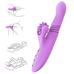 YEVIOR G Spot Clitoris Stimulatór Adult Tongue Licking Adult Víbratórs Heating Thrusting Víbratór Waterproof Rotating Sexmom-Toys for Woman