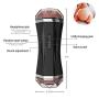 XKIVB 8 Frequency Vibration USB Mens Mástùrbation Aǐrcrǎft Cup Mastǖrbátion Mens Toy Rechargeable 4D Realistic Underwear