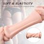 Vibrating Male Masturbator Cup, Oral & Pussy 2 in 1 Masturbation Toys with Moan for Man for Intense, Fovel Stimulator 3D Textured Pocket Stroker Suck Tongue Blow Job Male Sex Adult Realistic Vagina