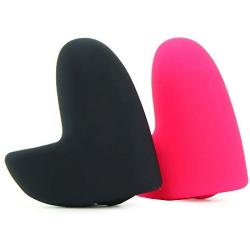 Vedo Ayu Mini Finger Vibe Set, Black and Foxy Pink
