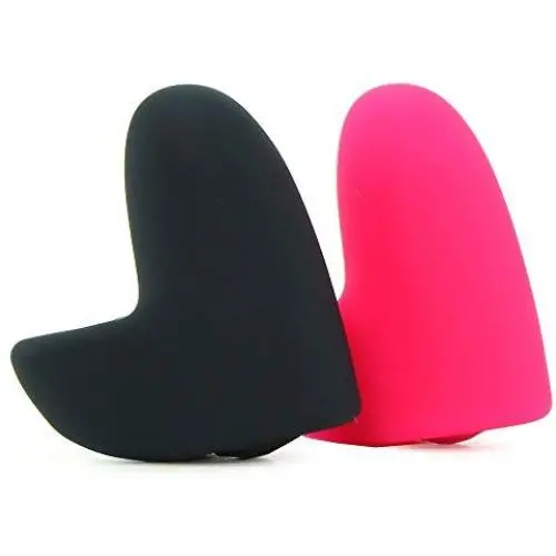 Vedo Ayu Mini Finger Vibe Set, Black and Foxy Pink