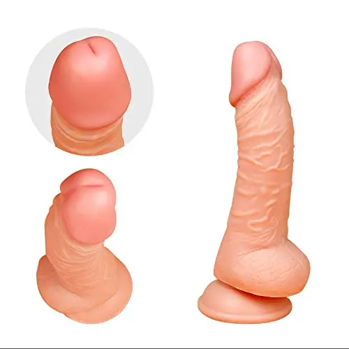 Dildo for Men Magic Soft Wand 7.8 Inch Realistic Tool for Her and Him with Suction Cup Wonderful Relax Toy - (Skin) Dildo for Men Magic Soft Wand 7.8 Inch Realistic Tool for Her and Him with Suction Cup Wonderful Relax Toy - (Skin)