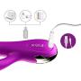 Portable Computer Force LED Vibrator 7 Speed Waterproof Design USB Cable Rechargeable for Bedroom,Bathroom,Patio,Gate,Yard,Parties