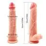 FXH 13 Inch Lifelike Silicone Dîldɔ Body Relax Waterproof Massage for Women Beginners FXH 13 Inch Lifelike Silicone Dîldɔ Body Relax Waterproof Massage for Women Beginners