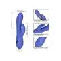 CalExotics California Dreaming Beverly Hills Bunny - Silicone Rabbit Vibrator – Waterproof Clitoral Sex Toys for Couples – 10 Vibration Function Massager - Purple
