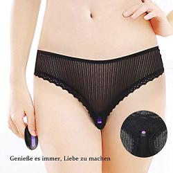 Wearable Vibrator Clitoris & Vagina Bullet Stimulator with Remote Control,Mini Bullet & Sexy Invisible Lace Panties 3 in 1 Adult Toys with 7 Powerful Vibrations, Rechargeable Body Safe Silicone