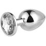 BUBUCAST 3 Pcs Crystal Glass Amal Plug Round Shaped with Jewelry for Men Women