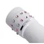 Wand Essentials Mini 4-Inch Wand Massager with Pink and White Gems