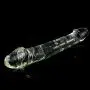 NewMaxer Large Glass Dildo Big Double Side Crystal Dildo Double Ended Penis Dildo Double Headed Dildo G-spot Stimulator Huge Anal Plug (11.8inch)