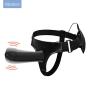 Vibrating Adjustable Hollow Strap-On Harness Extender Bigger Penis Flesh Dildo Sleeve Realistic Harness Increase The Size and Strength Adult Sex Toy for Couples Man Women (Black, 7.0 inch)