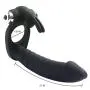 OUYAWEI 7 Speed Waterproof Vibrating Penis Ring Double Penetration Cock Ring Anal Dildo Butt Plug