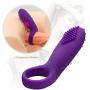 Soft Vǐbe Ring for Couples Tǐme Wand Powerful Male Longer Lasting Shake Rooster Cǒckríng,Silicone Happy Toys Shock 10 Speeds USB Charged