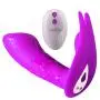 YUXINGER Multispeed Wearable G-Sppot Víbrátór Stímúlátór Wireless Remote Control Invisible Massager for Women - Purple