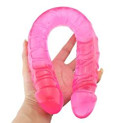 ZYYSQ 43cm Long Relaxation Massage Double Side Massage Happy Toy Double Head Lead Female Personal Happy Happy Toy ZYYSQ