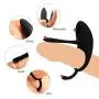 Amoris Waterproof Vibrating Cock Ring, Rechargeable Penis Ring Vibrator Sex Toy for Male, Female or Couples with 10 Modes, Ultra Quiet Amoris Waterproof Vibrating Cock Ring, Rechargeable Penis Ring Vibrator Sex Toy for Male, Female or Couples with 10 Modes, Ultra Quiet