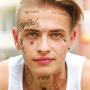 Lil Peep Face Tattoo Set | Temporary Tattoos | Halloween Costume | Skin Safe