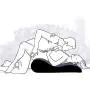 Gorge-buy Sex Pillow - 34.25 * 27.55 * 10.23inch Wedge Bed Pillow - Sex Toys Knight Pose Fun Mat- Wave Inflatable Flocking Pillow for Sex Love (D) Gorge-buy Sex Pillow - 34.25 * 27.55 * 10.23inch Wedge Bed Pillow - Sex Toys Knight Pose Fun Mat- Wave Inflatable Flocking Pillow for Sex Love (D)