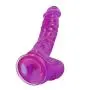 HYLHYL3-F Perfect Size Super Soft Waterproof Portable Simulated Toy Full Body Wireless Wand Massager Purple PVC Material (23cm/9.1in)