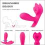 YEVIOR Silicone Vibrantor Toy Silent Panty Women 10 Frequency Adult Toy Invisible Rechargeable Rabbit Toy Remote Powerful Underwear