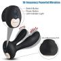 BOMBEX Rabbit Vibrator- Vaginal & Clitoral Vibrating Dildo - Silicone Vibe for Women & Couples, Rechargeable & Waterproof Stimulator with 10 Vibration Modes, Matte Black
