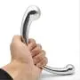 YiFeng Stainless Steel Curved Dual Ended Dildo, G-spot P-spot Stimulator for Anal Play Prostate Massage (Metal Silver) YiFeng Stainless Steel Curved Dual Ended Dildo, G-spot P-spot Stimulator for Anal Play Prostate Massage (Metal Silver)