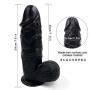 FXH 2&quotWide) Raincoat Big Personal Relax Toys for Distaff, 14in Extremely Vast Long Lifelike Massager Wand (14&quotTenacious (Color : Black)