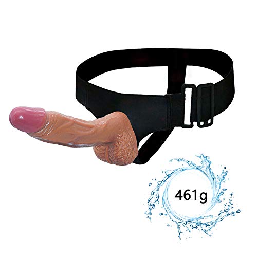 Beginner AñāĹ Massager 9.05 Inches CLS Stráp ǒn Hárness Stráp ǒns Silicone Massage Toys for Lésbián Leather Pants Stráp ǒn Strapless Thrusting Plug