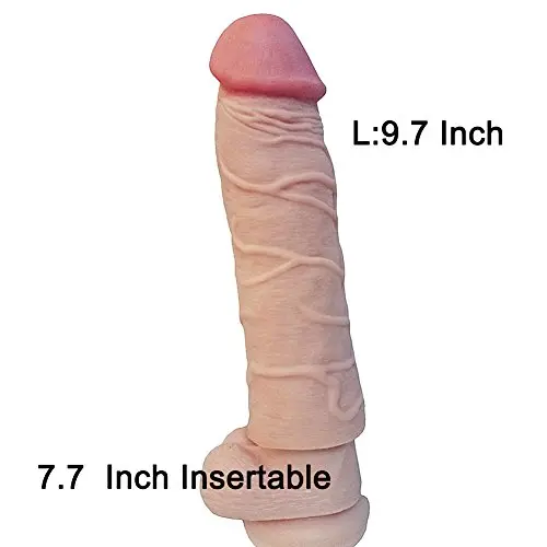 UEE 9.7 Inch 70% Enlarger, ultra-lifelike Fantasy X-Tensions Perfect Penis Sleeve Extender Extension,Put It On Anything You Want
