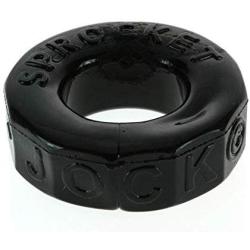 Sprocket Cock Ring (Jumbo Super Stretchy Version of Screwballs Cockring) by Oxballs (Black)