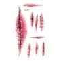 10 sheets 3D Halloween Tattoo Sticker 2021 new Halloween Temporary Tattoos Halloween scary wound Stickers for Man Women Adults Halloween Cosplay Party Decoration