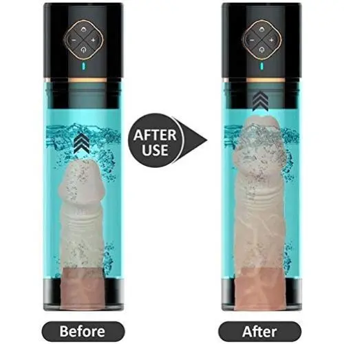 JZZLIZHENG Endurance Trainer Vacuum Pēnīs Pump Air Enlarger Extender Pumps Male Increase Sizê and Strêngth Manual Wand Massage USB Rechargeable