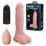 NewMaxer 7.9 inch Lifelike Suction Cup Vibration Ejaculating Dildo Vibrating Squirting Dildo Penis Vibrator Female Masturbation