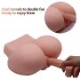Shcasa Lifelike Ass Masturbator Male Doll, Realistic Butt Vagina and Anal Stroker for Men Masturbation, 3D Big Lifesize Bottom Sex Doll Soft Labia Tight Anus (6.6 pounds,10.2 x 9 x 4.4inch)
