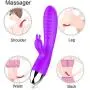 Cordless Quiet Dual Motor 30 Vibration Wireless Pleasure USB Rechargable Soft Waterproof Vi-bration Relax The Pressure Multi-Functional Massage Mode (Purple) Cordless Quiet Dual Motor 30 Vibration Wireless Pleasure USB Rechargable Soft Waterproof Vi-bration Relax The Pressure Multi-Functional Massage Mode (Purple)