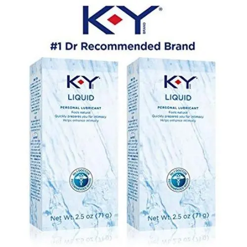 K-Y Liquid Water Based Personal Lubricant, 2.5 oz (Pack of 2) K-Y Liquid Water Based Personal Lubricant, 2.5 oz (Pack of 2)