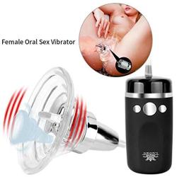 Female Oral Sex Vibrator Vagina Sucking Sex Toys , Silicone Rechargeable Vibration Pussy Pump for Clitoris Nipple Anal Licking Stimulator Massager Oral Sex Toys for Woman Masturbation