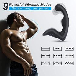 Honey Adult Play Mens Vibrating Prostate Massager with 9 Anal Vibrator Modes & Wireless Remote, Unisex Anal or G spot Pleasure, Black