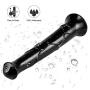 Padgene 16.5" Realistic Horse Dildo Extra Long Soft Huge Penis Sex Toy with Strong Suction Cup Curved Shaft for Hands-free Vaginal G-spot and Anal Prostate Play