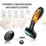 Prostate Massager Vibrator Anal Sex Toys for Men - Adorime Heating Wireless Remote Male Anal Butt Plug with 9 Vibration Modes G-spot Stimulator for Women and Couples Prostate Massager Vibrator Anal Sex Toys for Men - Adorime Heating Wireless Remote Male Anal Butt Plug with 9 Vibration Modes G-spot Stimulator for Women and Couples