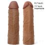 ON SALES! 9.7 Inch 70% Enlarger, ultra-lifelike Fantasy X-Tensions Perfect Penis Sleeve Extender Extension,Put It On Anything You Want