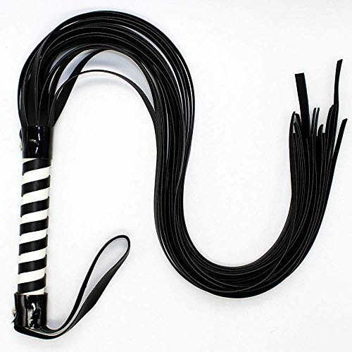 FUNKYTOY 70cm Leather SM Spanking Tassel Whip Slap Body Strap Beat lash flog Tool Fetish Adult Slave Game Toy for Couple Men Cosplay