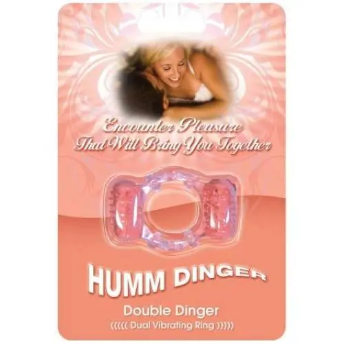 Hott Products Humm Dinger Double Dinger, Magenta Hott Products Humm Dinger Double Dinger, Magenta