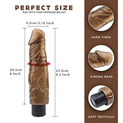 LQTY Electric Vibrating Women Dilló 12 Inch Realistic Huge Penetrator Toys for Women