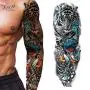 Full Arm Temporary Tattoo, 5 Sheets Temporary Tattoo Black tattoo Body Stickers for Man Women. Full Arm Temporary Tattoo, 5 Sheets Temporary Tattoo Black tattoo Body Stickers for Man Women.