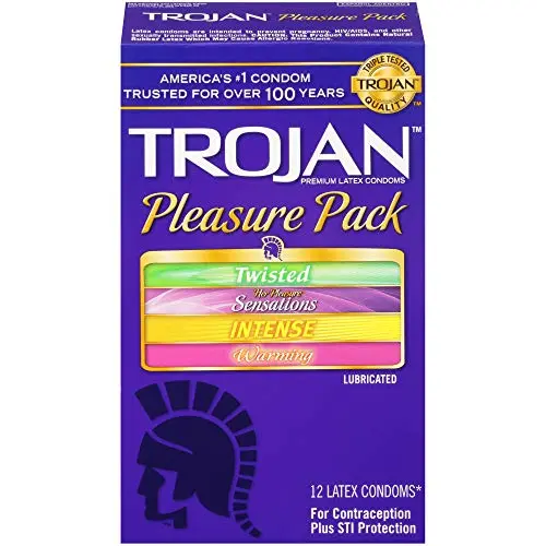 Trojan Pleasure Pack Latex Condoms Trojan Pleasure Pack Latex Condoms
