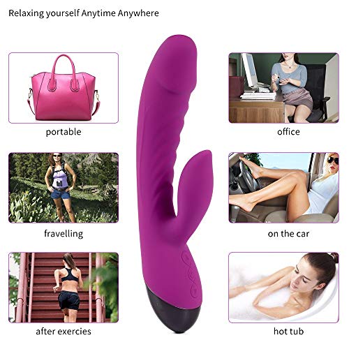 Lfcmf USB Electric Toy for Women Quiet Powerful Strong Suction with Silicone 10 Kinds of Vibration Frequency and 5 Kinds of Speed Vǐberate Toys Mini Vǐbrant Toy for Women, Tshirt