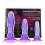 Doc Johnson - Wendy Williams Anal Trainer Kit - 3 Anal Plugs - Graduated Anal Training System - Purple