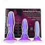 Doc Johnson - Wendy Williams Anal Trainer Kit - 3 Anal Plugs - Graduated Anal Training System - Purple