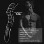Vibrating Anal Beads Vibrator with Dual Motors, Flexible Silicone Butt Plug Prostate Massager with 10 Powerful Vibrations, Fondlove Anal Sex Toy for Gay Couples and Solo Masturbation